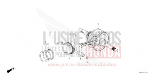 VILEBREQUIN/PISTON WW125AP de 2023